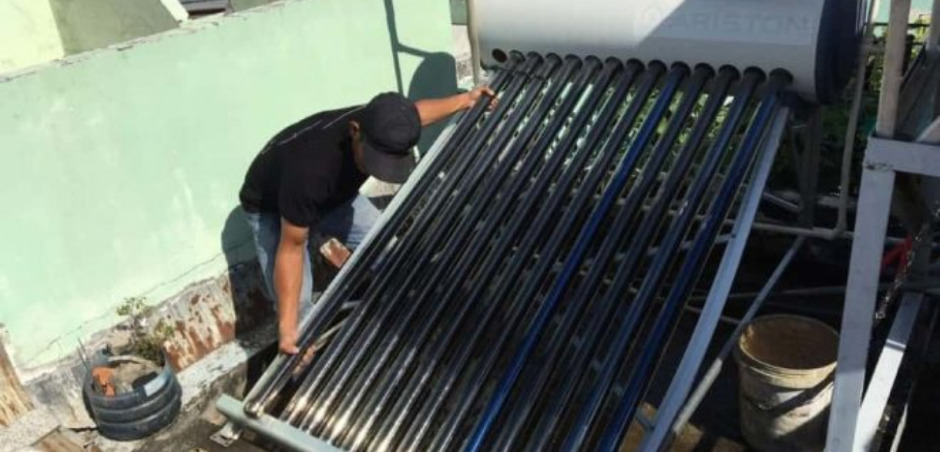 Bình Minh có quy trình bảo trì máy nước nóng năng lượng mặt trời chuyên nghiệp